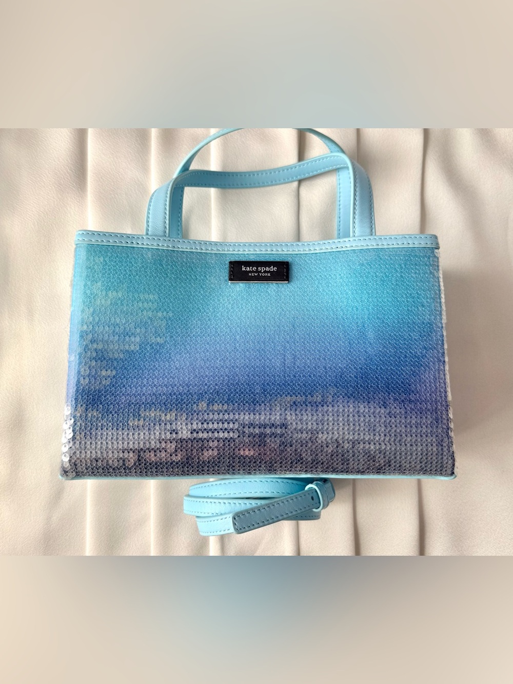 Kate Spade Sam Icon Ombre Sequin Small Tote Bag
